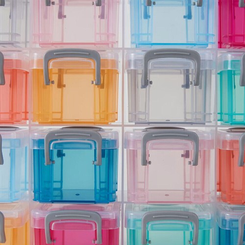 4 Tier Plastic Compartment Storage Box Container Jewellery Bead Craft Organiser - Picture 4 of 8