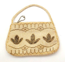 Vintage WICO Small Beaded Art Deco Patterned Purse Made in Czechoslovakia