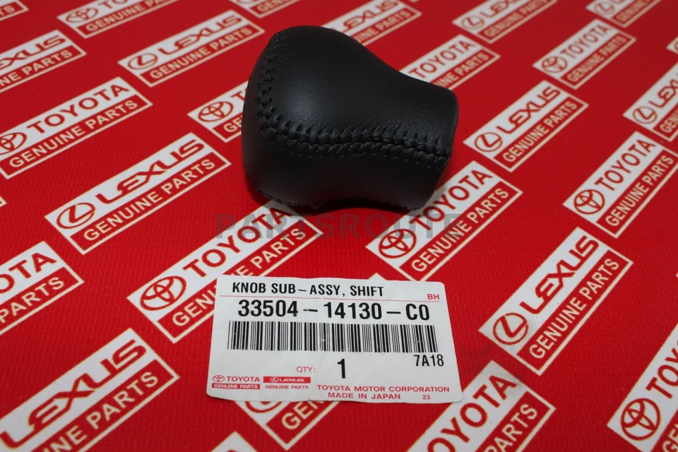 Perilla de cambio manual Toyota Supra JZA80 2JZGT 6 velocidades OEM genuina 33504-14130-C0 Foto 4 de 4