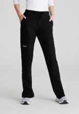 Skechers by Barco Vitality Black Scrubs Pants Size S NWT