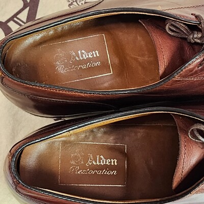 Alden Norwegian Split Toe Blucher 962 - Recent Restoration | eBay