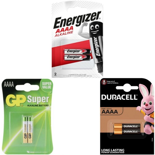 AAAA DURACELL GP SUPER ENERGIZER Batteries MN2500 1.5V E96 LR8D425 LR61 E96 eBay