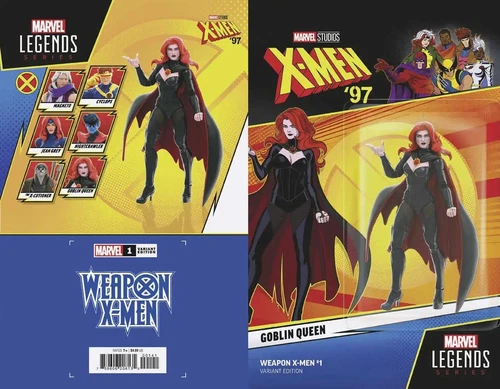 WEAPON X-MEN 1 97 GOBLIN QUEEN ACTION FIGURE VARIANT NM 2024 1st AP JANE HOWLETT