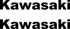 Set of 2 Kawasaki Sponsor Decal/Sticker: Cars, ATVs, MX, Boats, Truck, Racing