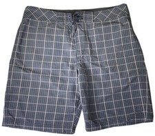 Men's PrAna UPF 50 El Porto Board Shorts Boardshorts Size 32 Gray