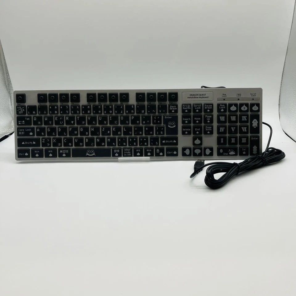 "Nintendo Dragon Quest X Metal Slime Keyboard Silver HWI-52 Wii U/PC HORI" - Image 2 of 4