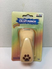Marvy Uchida Super Clever Lever Craft Punch PAW Scrapbooking LV-CP87 New