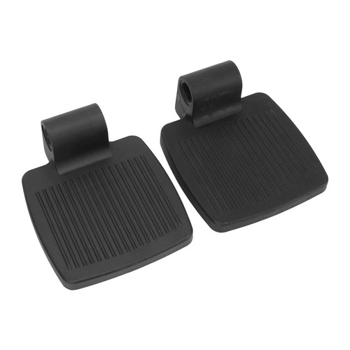 2pcs Rollstuhl Fußstützen Professionelle Kunststoff-Ersatz Rollstuhl Fußplat FAT - Bild 6 von 22