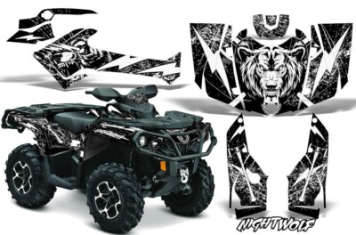 ATV Graphics kit Decal for Can-Am Outlander 500/650/800/1000 2013-2023 NW W