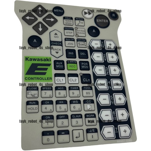 61337-0285 Button film F Kawasaki robot 50817 teach pendant pad Membrane Overlay - Picture 6 of 11