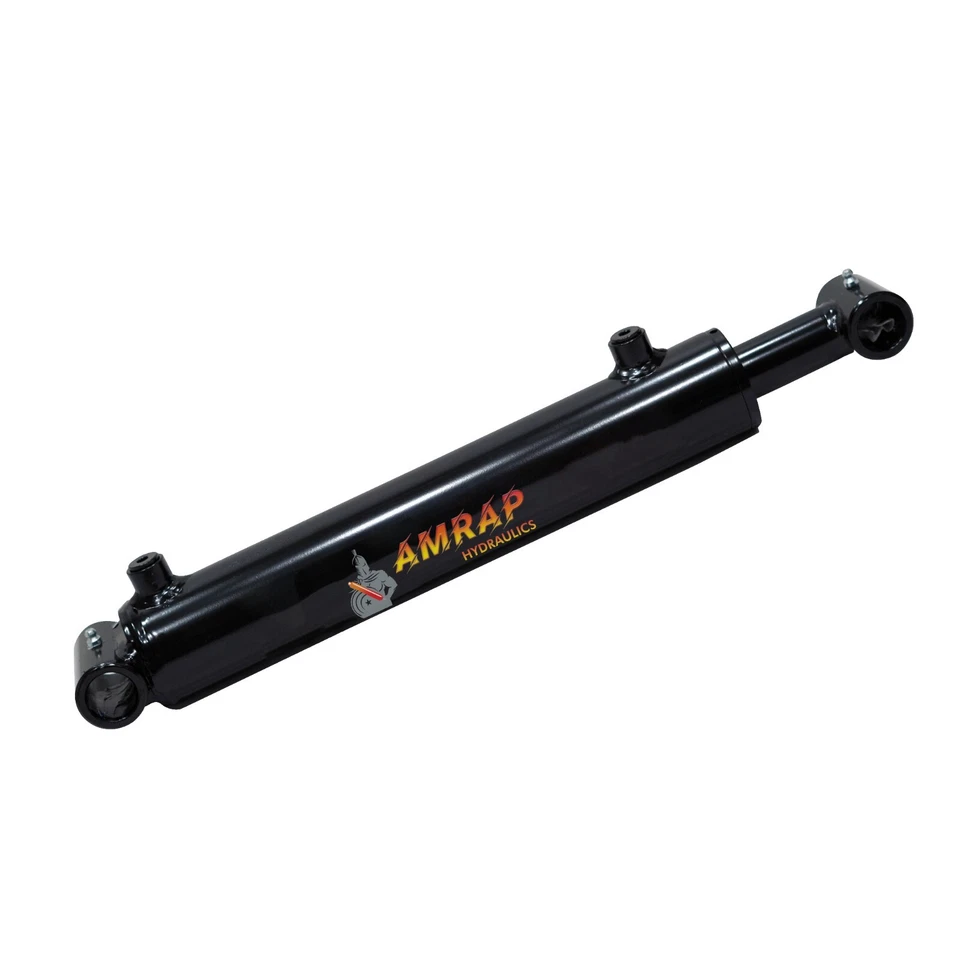 AMRAP CO 2.5" Bore 12" Stroke Hydraulic Cylinder Welded Cross Tube Double Acting - 2.5x12