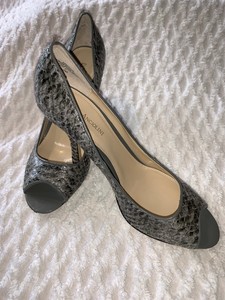 enzo angiolini snakeskin pumps