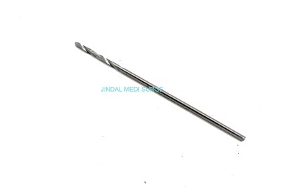 PLAIN SHANK DRILL BIT 3.2MM X 125MM ORTHOPEDIC INSTRUMENT STAINLESS STEEL