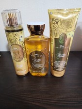 Bath  Body Works Wash Cream Fragrance Mist Set Lot of 3 Disney Princess BELLE