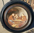 2 Antique German Oil Painting MONKS DRINKING after Eduard von Grützner 1846-1925 — photo 7