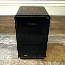 D-Link Network Attached Storage NAS Desktop Unit, Ethernet, Black #DNR-326