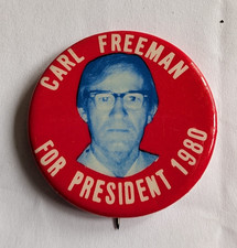 Rare?? Carl Freeman for President 1980 indepe...