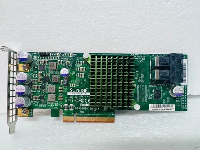 1pc used SUPER AOC-S3008L-L8E 12GB SAS SATA array card LSI3008 9311 #A6-29