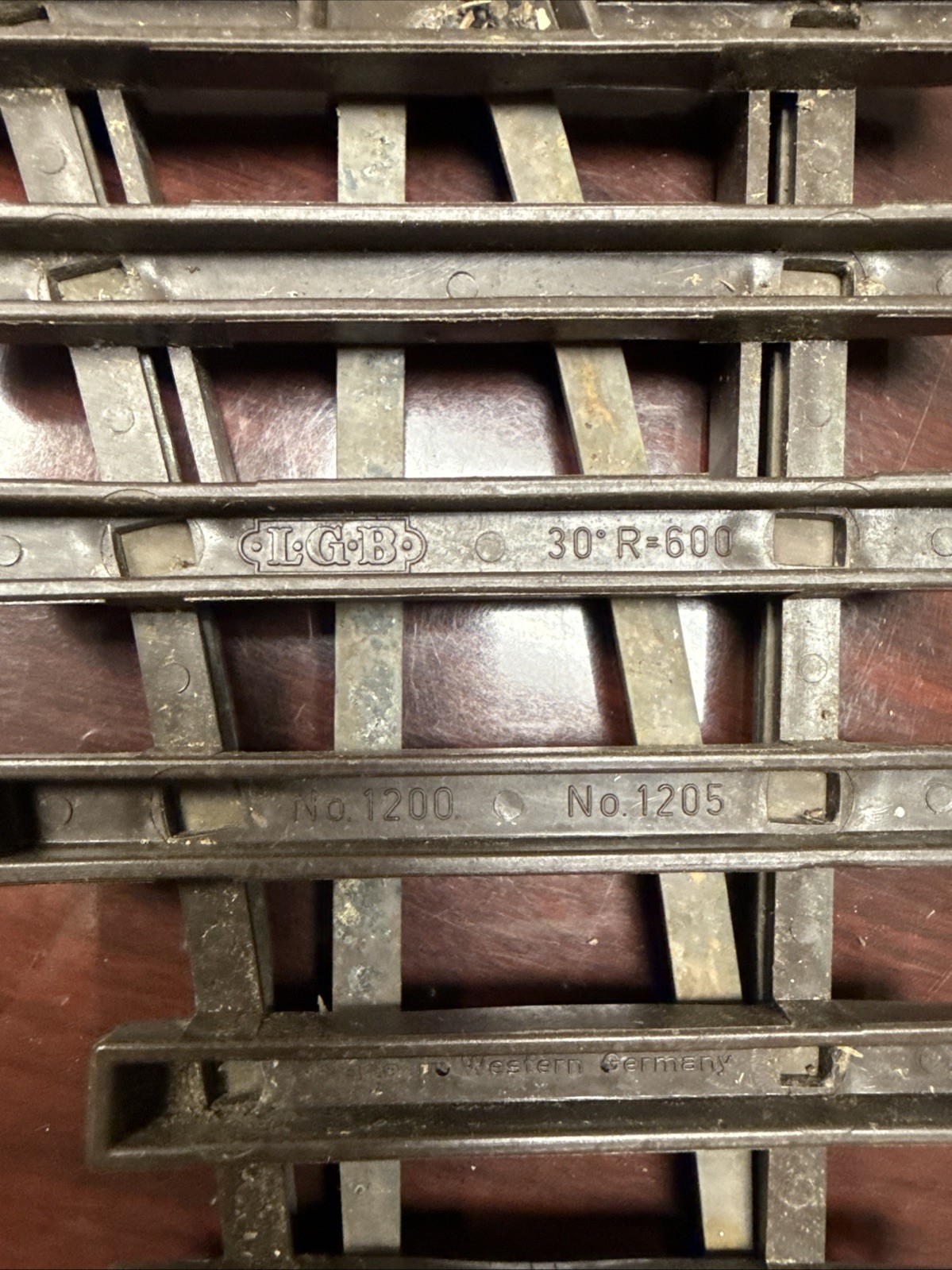 LGB Switch Track G Scale- Right Hand Manual 1200 1205  USED Condition - Lehmann