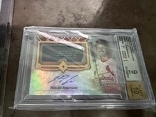 BGS 9 2022 Topps Dynasty Nolan Arenado NIKE Patch Auto 1/1
