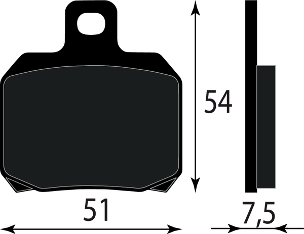 Bremsbelag Hinten Moto Morini Corsaro Veloce 1200 2005-image