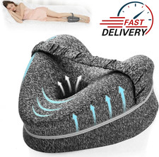 Premium Leg Pillow Foam Memory Leg and Knee Pain Relief Pillow for Side Sleeping