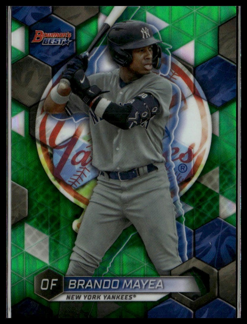 2023 Bowman's Best #TP-16 Brando Mayea Prospects Green Mini-Diamond #/99