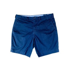 Polo Ralph Lauren Mens Navy Blue Stretch Classic Fit Chino Shorts Size 36