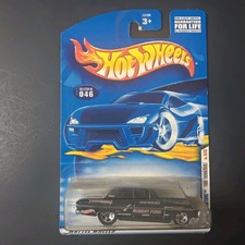 Hot Wheels 2001 First Editions 34/36 46 FORD THUNDERBOLT Black w/Chrome 5 Spoke