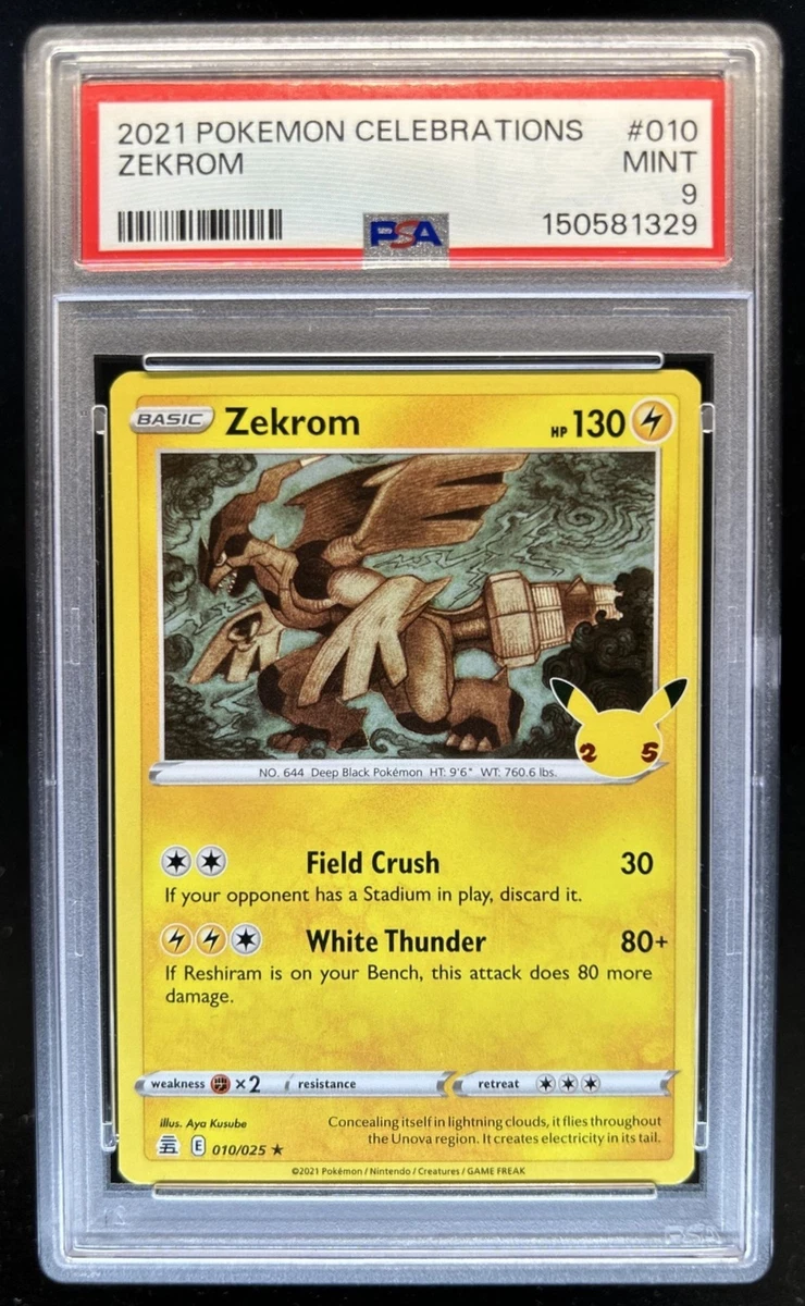 Preços baixos em Zekrom 010/025 Celebrations | eBay