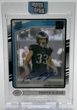 2024 Clearly Donruss Rated Rookie Cooper DeJean Rookie Auto Philadelphia Eagles
