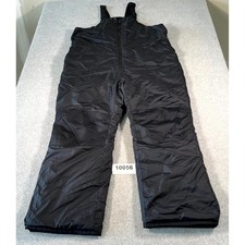 All in Motion Snow Pants Mens XL Black Water Resistant Adjustable Shoulder Strap