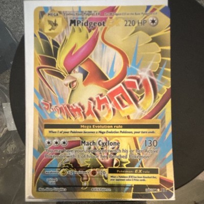 The Pokémon Company M Pidgeot EX Full Art 105/108 Evolutions Ultra Rare Holo