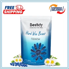 Bestidy Wax Beads, Bagged 500g/1.1lb/17.6oz, Waxing beans for Hair Removal,500g