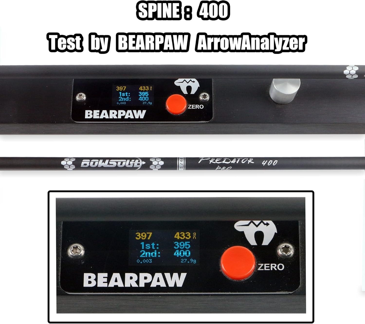 30inch Hunting Carbon Archery Arrows with 2.75” High Hardness Vanes Spine 400 fo