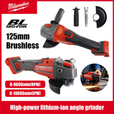 Brushless 125mm Cordless Angle Grinder Electric Cutting Polishing Power Tool