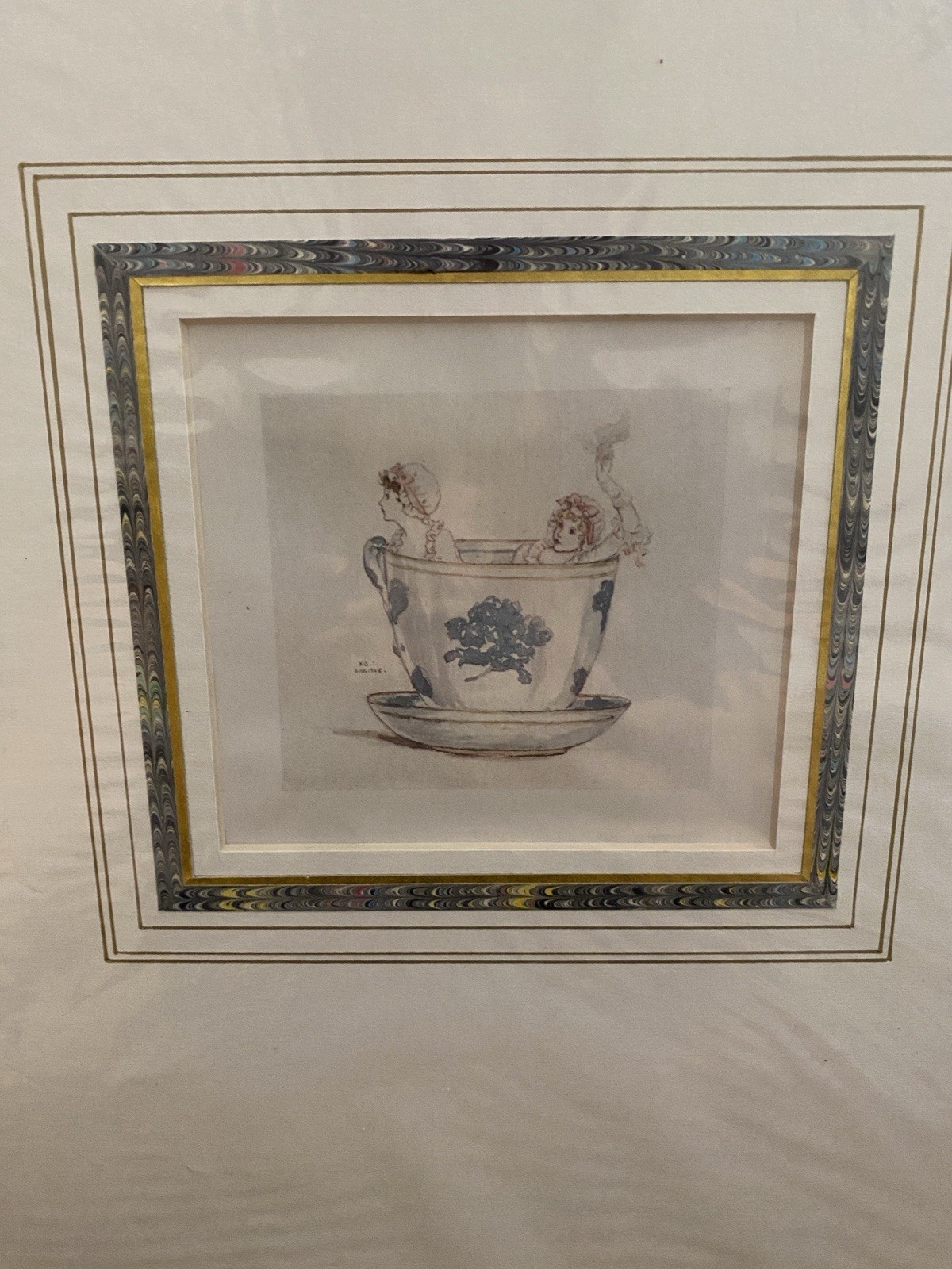 Cottage Core Home Decor Bundle Vintage Grannie Decor Heartland Flowers & Heart