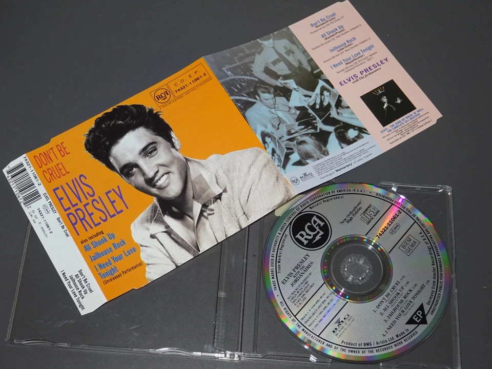 ELVIS PRESLEY - DON'T BE CRUEL / 4 TRACK MAXI-CD 1992 (MINT-) & PROMO-SHEET - Bild 2 von 3