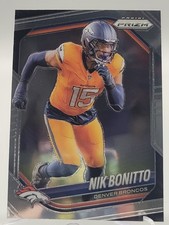 2025 PRIZM NIK BONITTO FOOTBALL CARD BRONCOS NFL 230 panini 