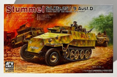 AFV Club AF35278 1/35 Scale Sd.Kfz. 251/9 Ausf. D Stummel w/Metal Barrel & PE