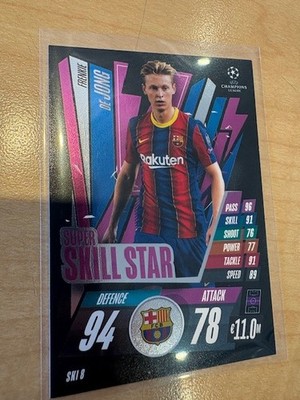 2020-21 Topps Match Attax UCL Extra - Super Skill Stars #SKI 8 - Frenkie de Jong