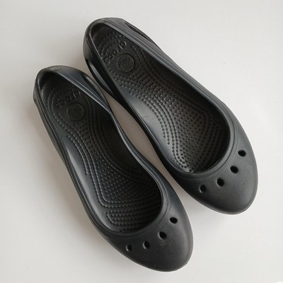 Crocs Kadee Ballet Flats Black Women's Size 7