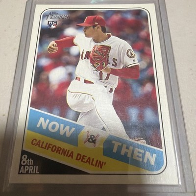 Topps 2018 Heritage RC Shohei Ohtani NT-11 now and then 