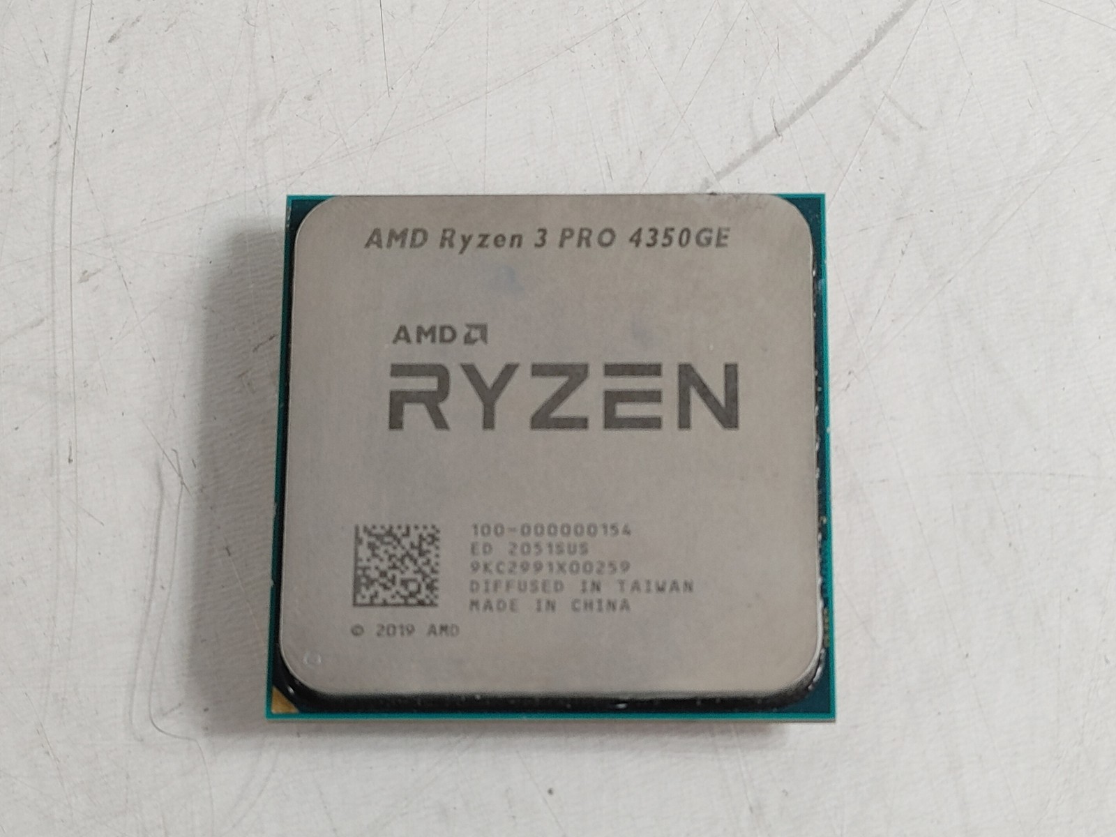 Processeur AMD Ryzen 3 PRO 4350GE (4.0 GHz) – 4 Cœurs, 35W, Socket AM4, Reconditionné