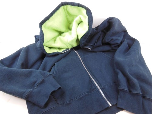 Supreme Contrast Zip Up Hooded Sweatshirt Navy Green Seahawks XL SS18 - Bild 1 von 5
