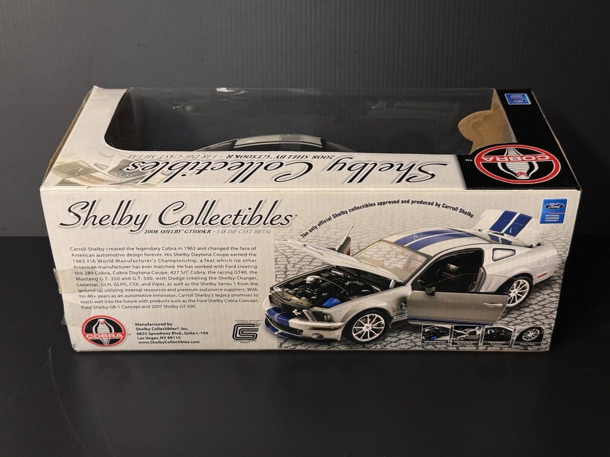 2008 Shelby GT-500 Super Snake White Shelby Collectibles 1/18