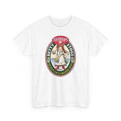 Beer Lover T-Shirt, Men's Women's Beer Tee, Betty Stogs Queen of Cornish Ales,