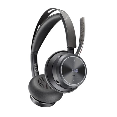 - Voyager Focus 2 UC USB-A Headset (Plantronics) - Bluetooth Dual-Ear (Stereo...