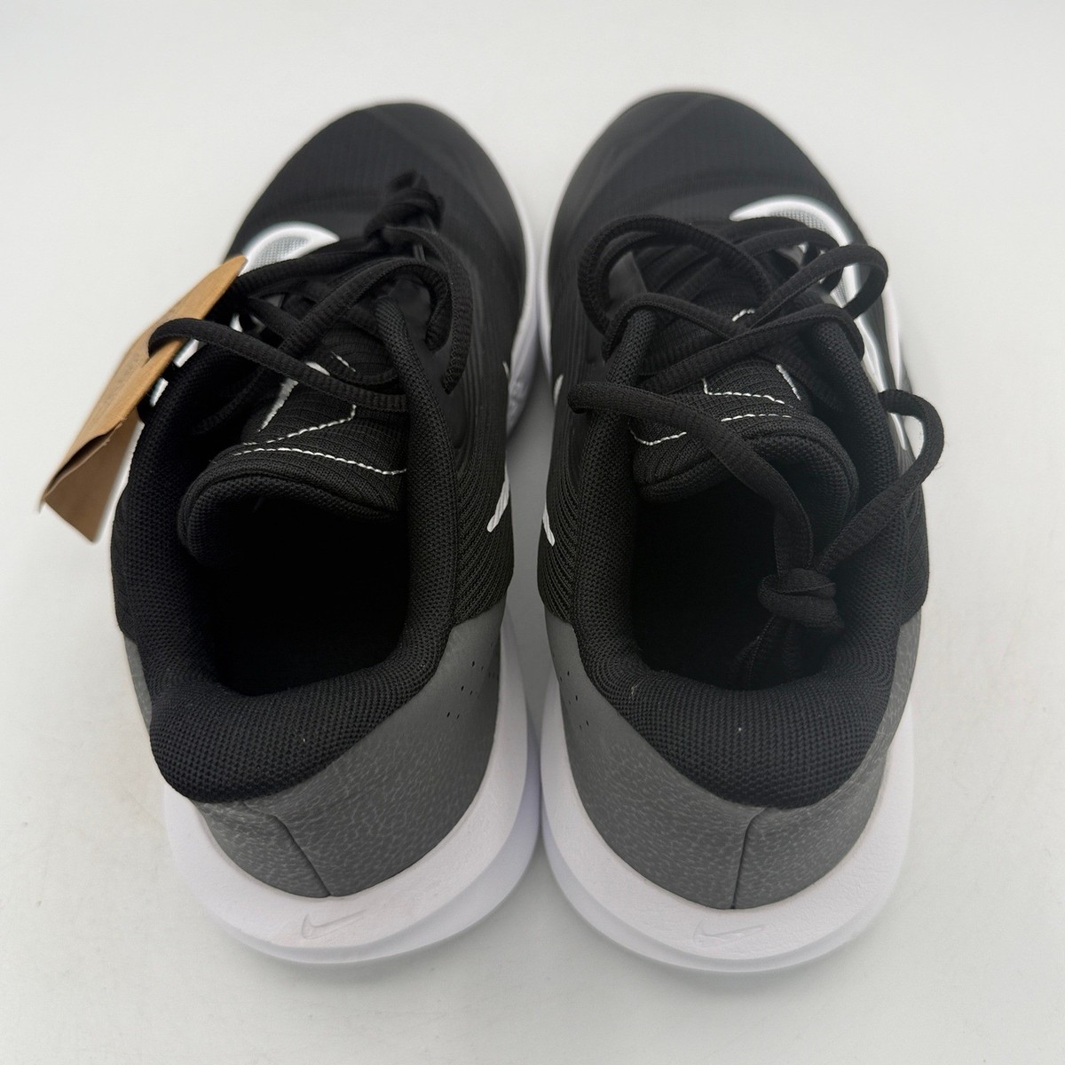 Nike Precision VII Basketball Shoes Mens 9 Black White Iron 