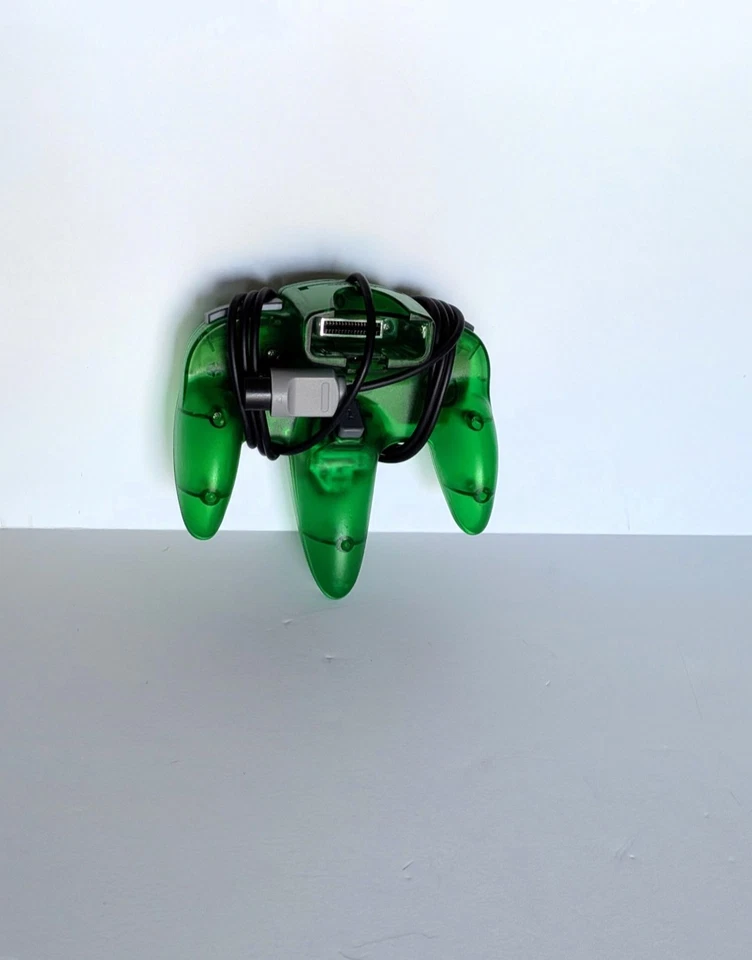 Jungle Green Wired N64 Controller Gamepad Joystick for Nintendo 64 Video Game - Image 2 of 2